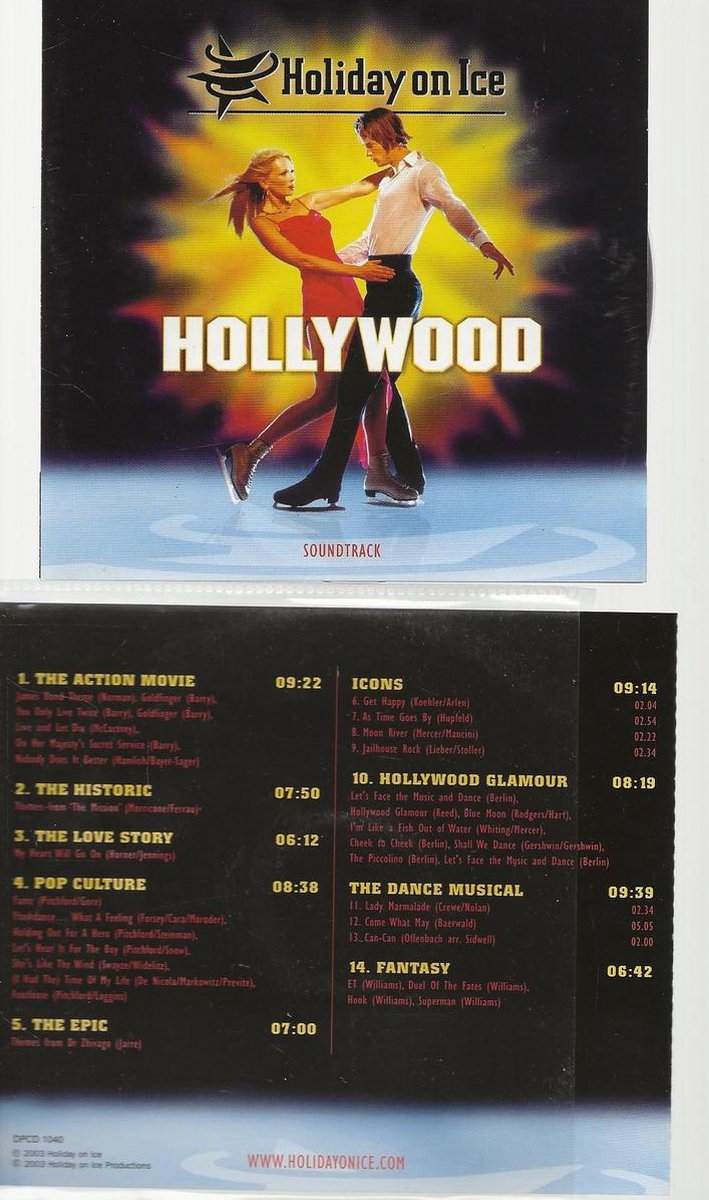 HOLIDAY ON ICE - HOLLYWOOD - SOUNDTRACK
