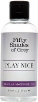 Fifty Shades of Grey - Play Nice Vanille Massage Olie 90 ml