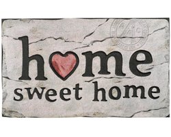 MD Entree - Deurmat - Schoonloopmat - Ecomat - Sweet Home - 46 x 76 cm