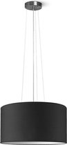 Home Sweet Home hanglamp Bling - verlichtingspendel Hover inclusief lampenkap - lampenkap 50/50/25cm - pendel lengte 100 cm - geschikt voor E27 LED lamp - zwart