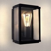 Ledvion Wandlamp, Buitenlamp, Buiten Verlichting, Wandlamp Binnen, Tuinverlichting, LED Lamp, Lyra, Zwarte Lamp, E27