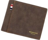 Classic MenBense - Luxe Portemonne PU - leer Donkerbruin