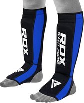 RDX Sports T6 Scheenbeschermers - Zwart/Blauw