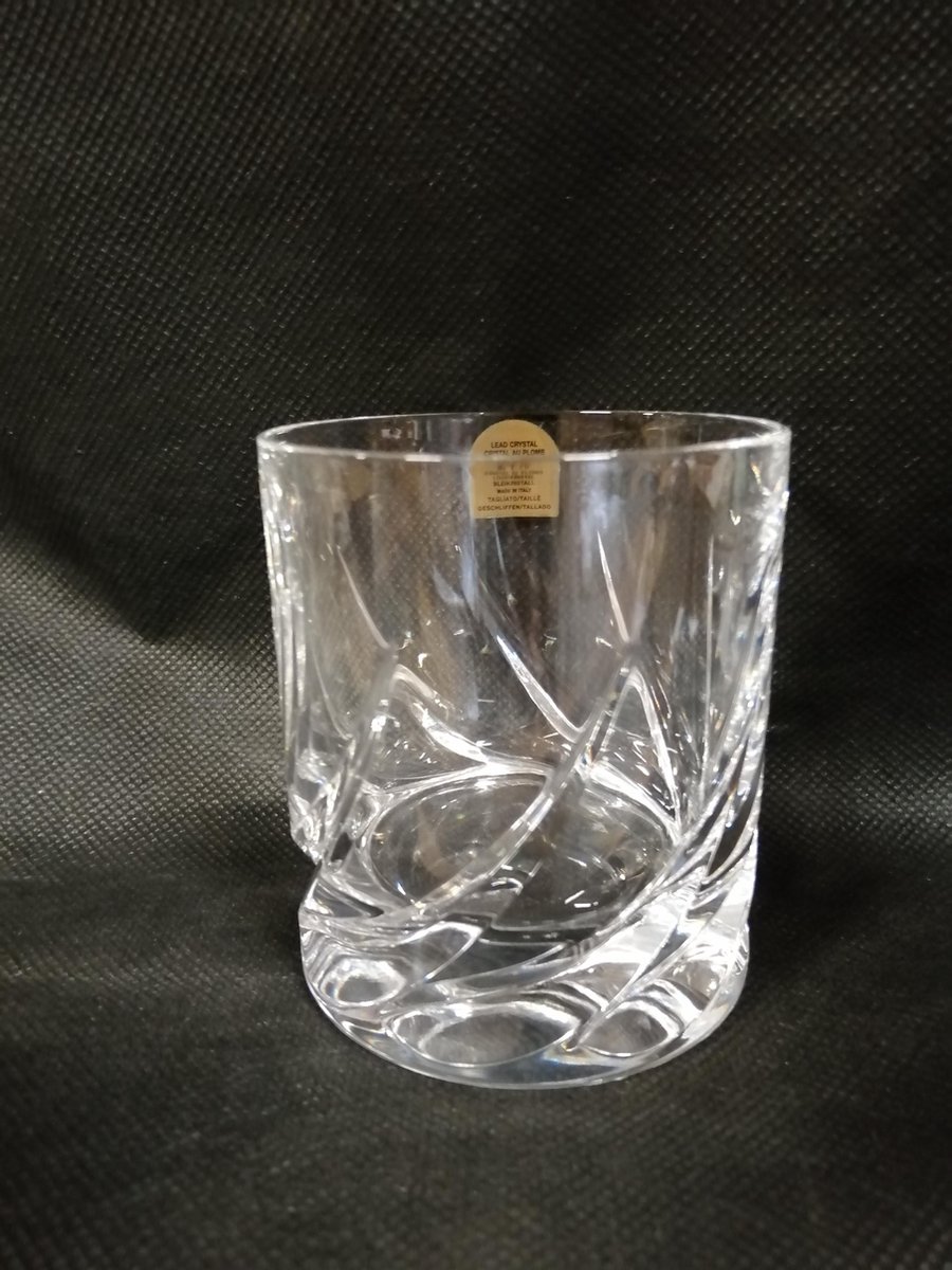 Rcr Cristalleria Italiana Pistoia whisky glazen 21 cl 24% loodgehalte LAATSTE 2 DOZEN !!!!