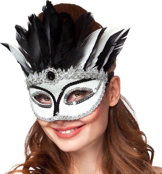 6x Masque yeux masque venezia plumes rose Carnaval Bal Masqué 