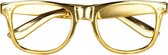 Boland - Partybril Goud - Volwassenen - Geen verkleedthema