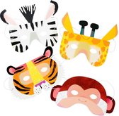 TalkingnTables- Party Animals papieren maskers