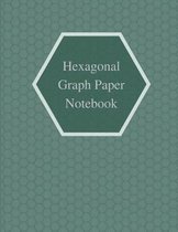 Hexagonal Graph Paper Notebook: Small Hexagons Light Grey Grid .4 Inch (1 cm) Diameter .2 Inch (.5 cm) Per Side 100 Pages