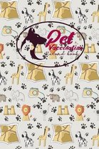 Pet Vaccination Record Book