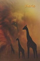 Diario: Giraffe d'Africa Diarioamore - Quaderno - Per I Miei Pensieri