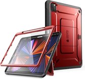 SUPCASE Full Cover Case Hoesje iPad Pro 11 inch - 2021 - Pencil houder - Rood