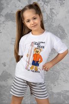 SURF TEDDY BEAR -  MEISJES  KORTE PYJAMA-SET