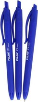 balpen met drukknop P1 Touch 1 mm blauw 3 stuks