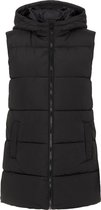 Pieces PCBEE NEW PUFFER VEST Zwart Dames Bodywarmer - Maat S