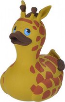 badeend giraffe junior 10 cm geel/bruin