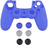 S&C - Playstation 4 controller skin ps4 cover beschermer hoesje blauw game