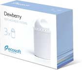 Ecosoft Dewberry Slim  en  Shape  3,5 L filterkan  vervangfilters 3 stuks