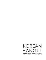 Korean Hangul Practice Notebook
