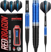 RED DRAGON - Razor Edge ZX-3: Softip Tungsten Steel Dartpijlen Professioneel - 18 gram vat, 20 gram totaal gewicht