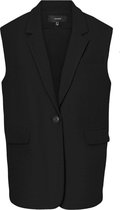 Vero Moda Vest Vmlee Waistcoat Ga 10253878 Black Dames Maat - M