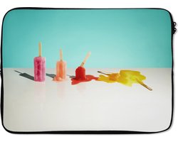 Housse ordinateur 13 pouces 34x24 cm - Art coloré - Housse Macbook & Laptop Five colours melt - Housse ordinateur portable avec photo