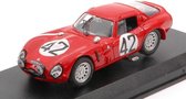 De 1:43 Diecast Modelcar van de Alfa Romeo TZ2 #42 van de 24H LeMans van 1965. De drivers waren Zuccoli en Geky. De fabrikant van het schaalmodel is Best Model. Dit model is alleen online verkrijgbaar