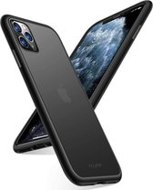IYUPP Bumper geschikt voor Apple iPhone 11 Hoesje Zwart x Mat Zwart - Shockproof