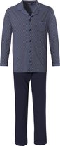 Pastunette for Men Graphic doorknoop Mannen Pyjamaset - Blauw - Maat 3XL