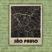 Plaatsplattegrond Stadsplattegrond 3D São Paulo Standaard