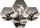 Hexagon Airplane  - 40xH50 cm