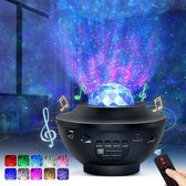 Sterren Projector Met Bluetooth – Galaxy Projector – 21 Diverse Projecties – Sterrenhemel – Sterrenlamp – Star Projector - Bekend van TikTok - Valentijn