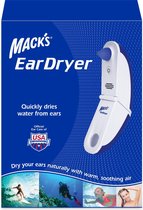 Mack's Ear Dryer, helpt bij het gemakkelijk, veilig en comfortabel drogen van het vocht uit de gehoorgang.