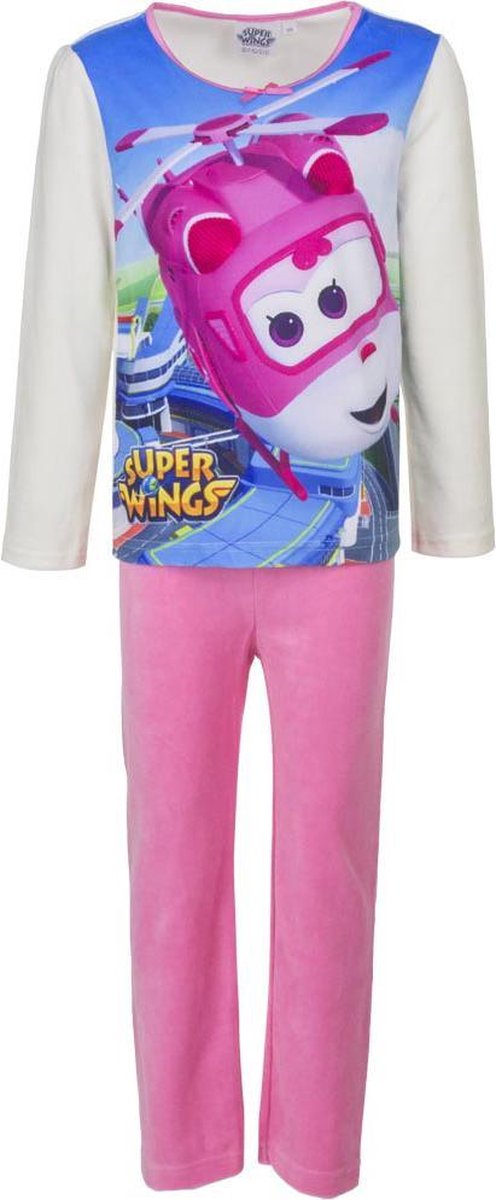 Disney meisjes velours pyjama Super Wings Wit 2134 - 98
