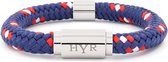 HYR Bracelets - Airforce One Silver - Armband - Touw - 19cm