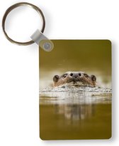 Sleutelhanger - Otter zwemt - Uitdeelcadeautjes - Plastic