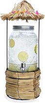 Veluw Sapdispenser Tiki Hut - 3,25 Liter - Ø25,2x(H)48,5cm