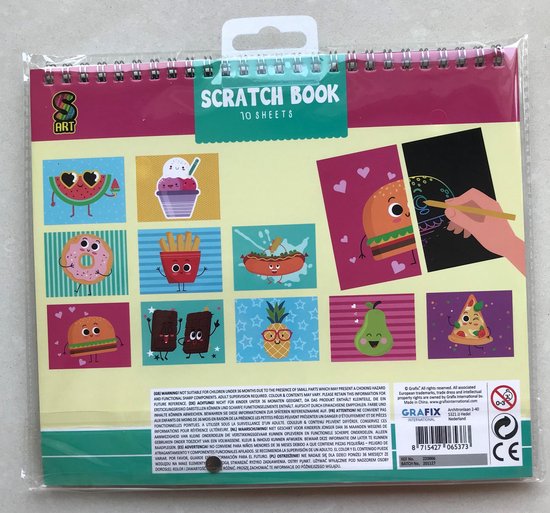 Foto: Krasboek scratching kinderen