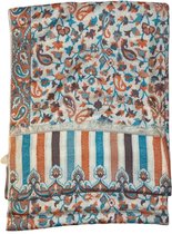 Kani dames sjaal - wit met meerkleurig Kani design