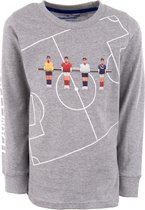 Stones & Bones Jongens Longsleeve Tshirt Tougher Teamplayer M.Grey
