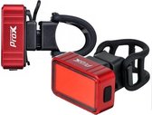 ProX Rood Fiets LED Achterlicht - USB Oplaadbaar - Waterdicht - Fietslamp met Oplaadbare batterij - Racefiets/MTB - Lamp Achter