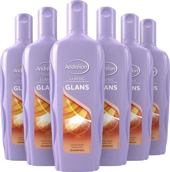 Andrélon Classic Glans Zomer Tarwe Shampoo - 6 x 300ml - Voordeelverpakking