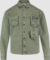 Ballin Amsterdam -  Jongens Regular Fit   Overhemd  - Groen - Maat 176
