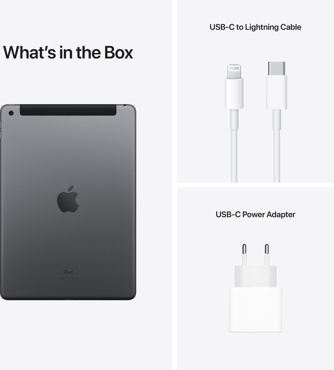 Apple iPad 2021 10,2 inch Retina scherm A13 Bionic-chip WiFi 4G 64GB Spacegrijs tablet - Afbeelding 5