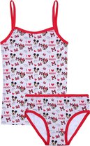 Grijs-rode kinderset: hemdje + onderbroek Mickey Mouse Disney 122-128 cm
