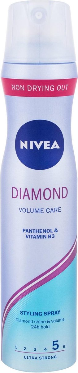 Nivea - Diamond Volume Care Hairspray 250Ml | bol.com