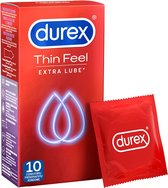 Durex Condooms Thin Feel - Extra Glijmiddel - 10 stuks