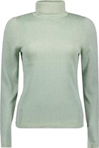 Only Trui Onlmaggi Rollneck Glitter Pullover Knt 15240101 Forest Green/w. Dtm Glitter Dames Maat - L