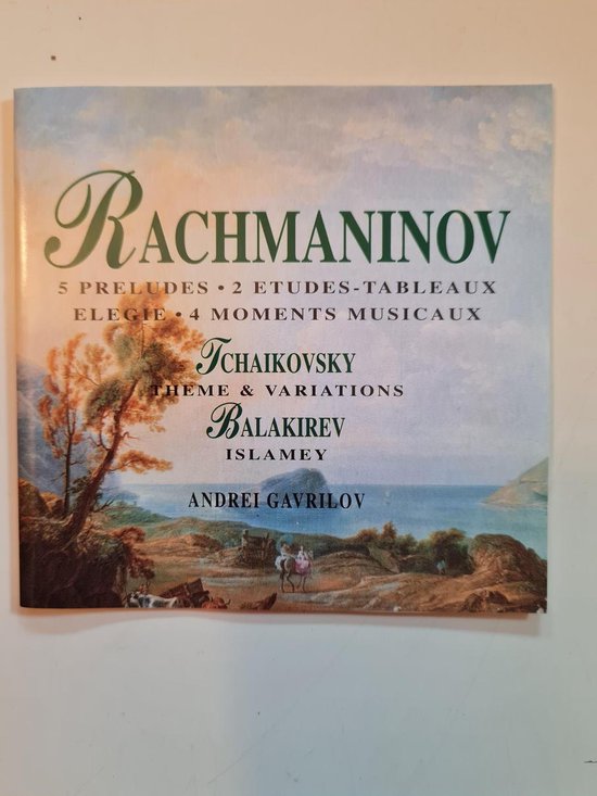 Foto: Rachmaninov 5 preludes 2 etudes tableux elegie 4 moments musicaux tchaikovsky theme variations balakirev islamey