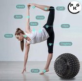 CPKG- Elektrische Vibrerende Massage Bal USB Oplaadbaar Verstelbaar in 4 Standen Hoge Intensiteit Fitness Yoga Massage Roller Nek Rug Taille Voet Body Massager Voor Sport Yoga Fitn