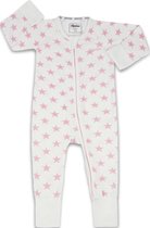 Zipster Sterren - Baby Romper - Bamboe - Met tweerichtingsrits - Maat 86-92